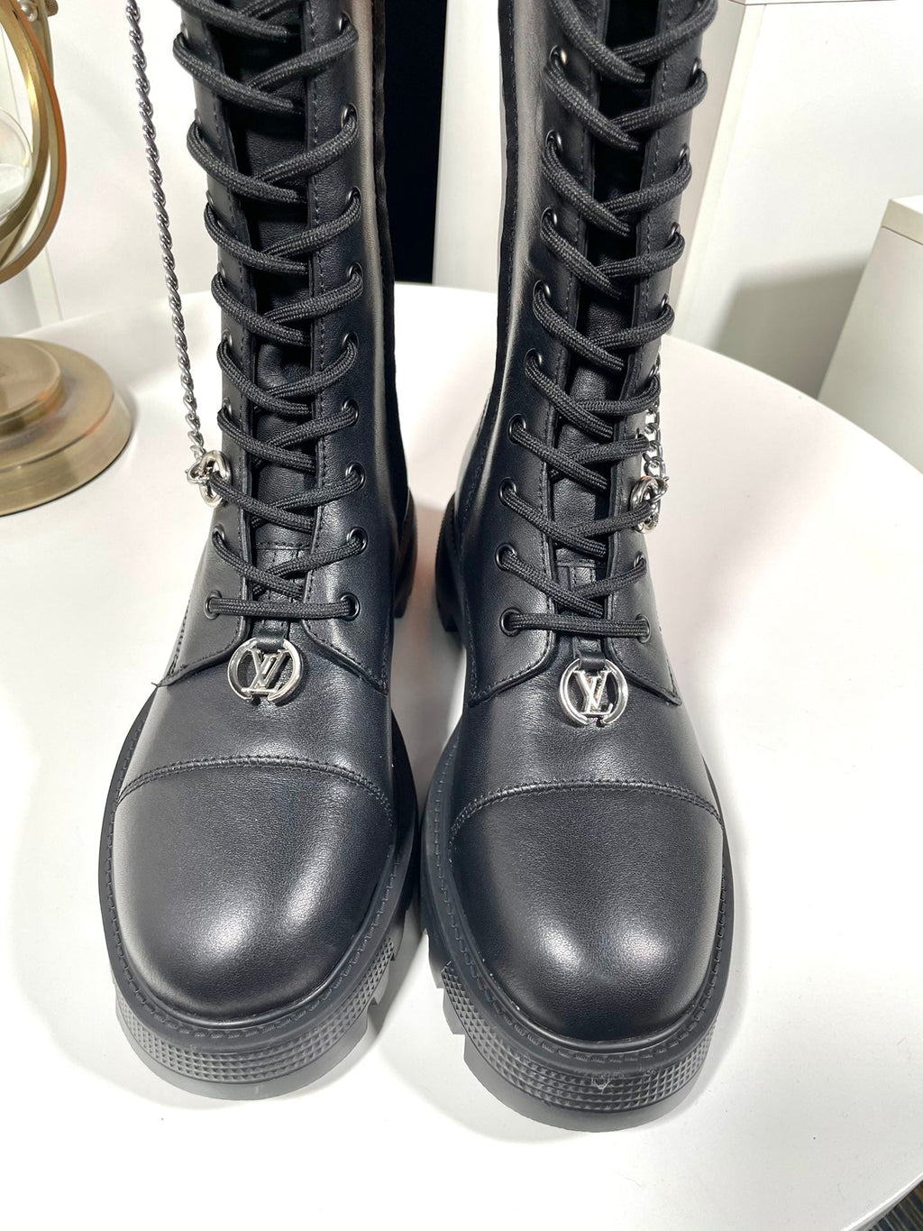 LVDistrict Ranger High Boot 45mm Black Cowhide