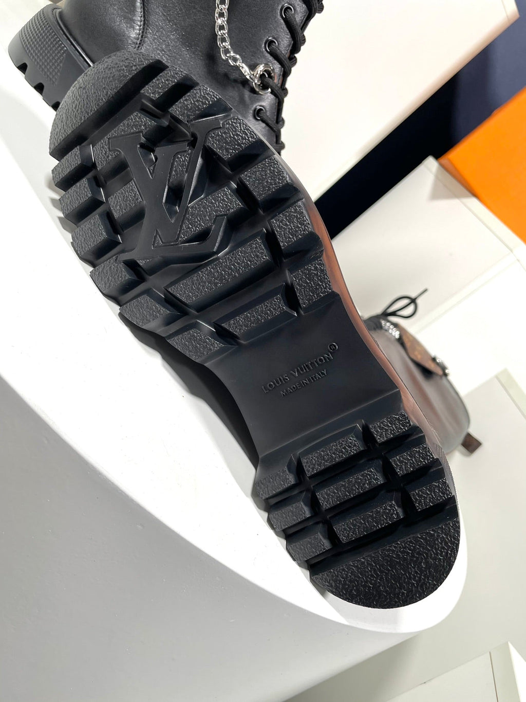 LVDistrict Ranger High Boot 45mm Black Cowhide