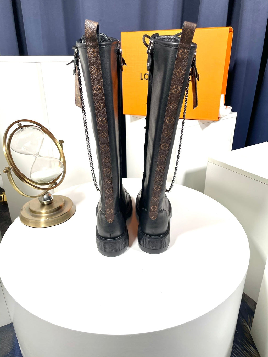 LVDistrict Ranger High Boot 45mm Black Cowhide