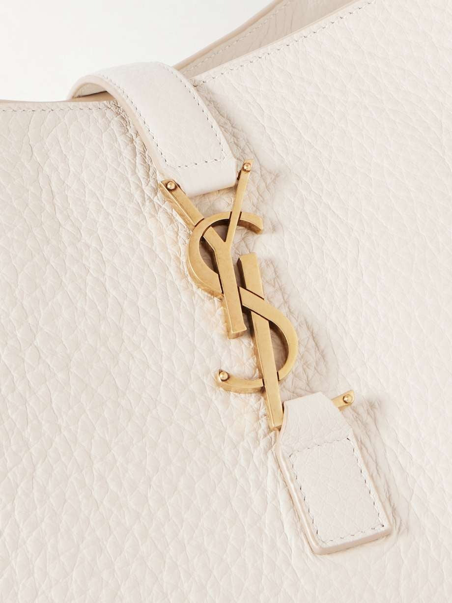 SAINT LAURENT Le 5 _ 7 Bea textured-leather tote