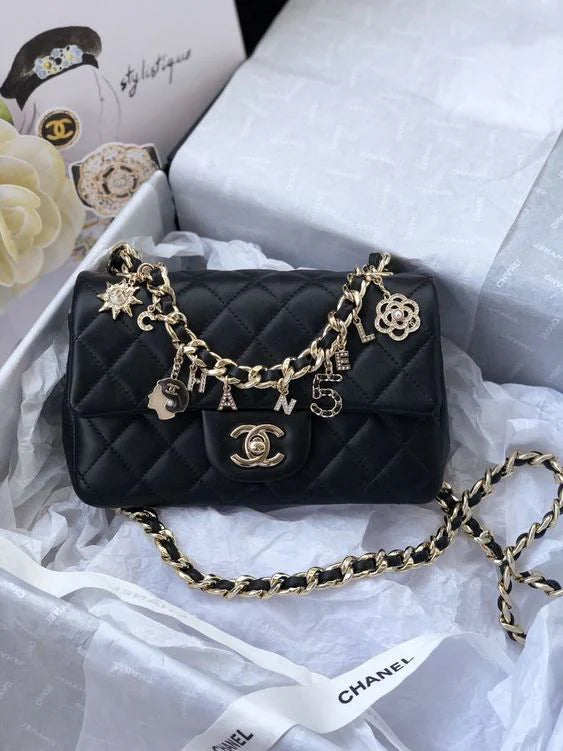 Chanel Flap Lambskin Bag 20CM