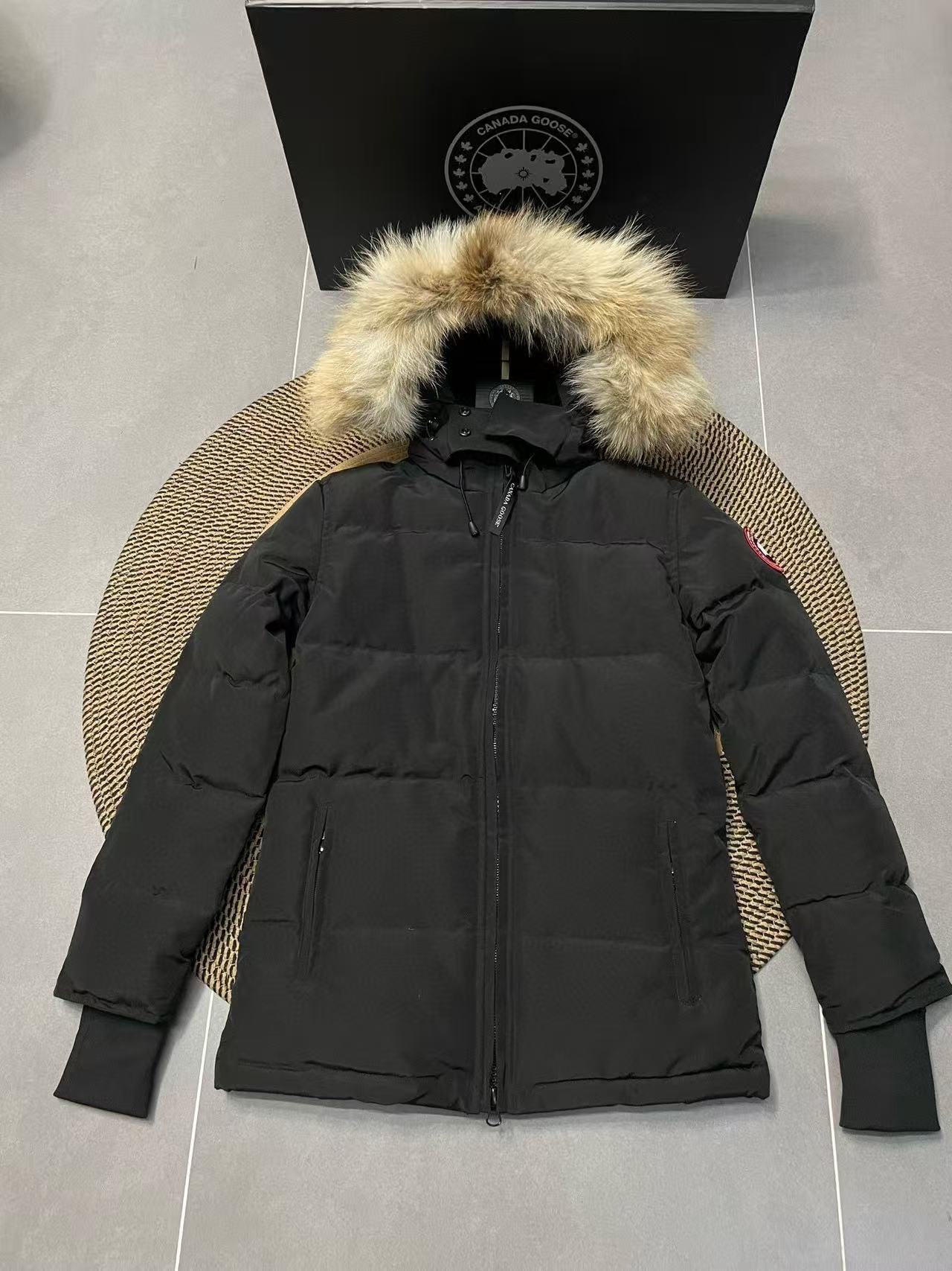 C. Goose Women's Chelsea Parka Black Cotton