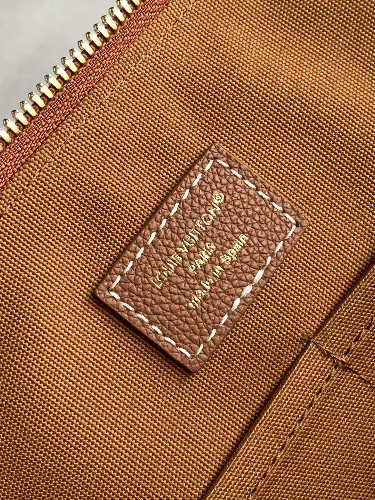 LV Low Key Duffle Tote Brown Calfskin