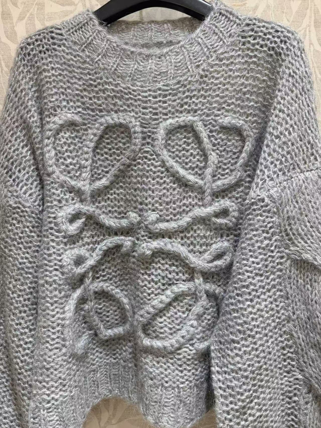Loewe Anagram open-knit sweater