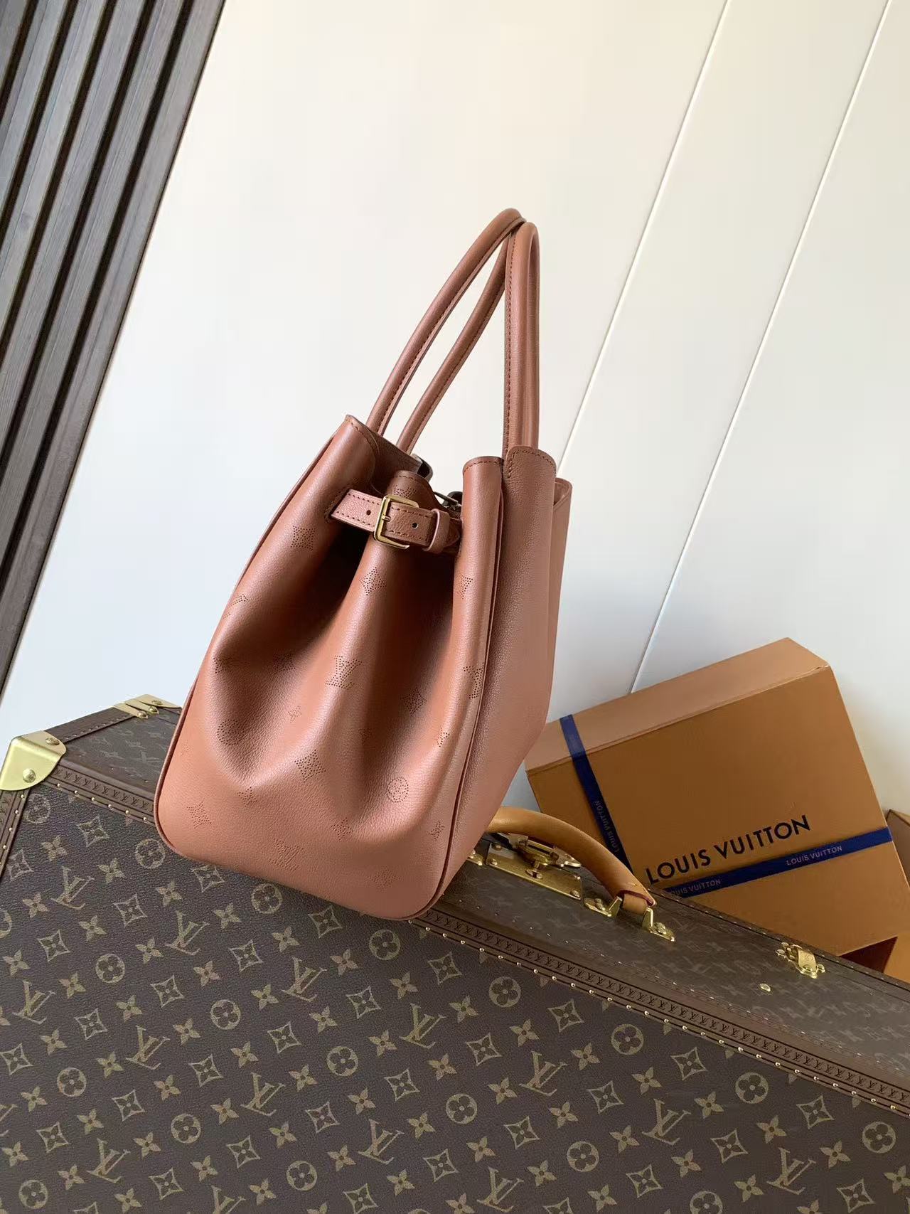 LV Vendome MM Brown Calfskin