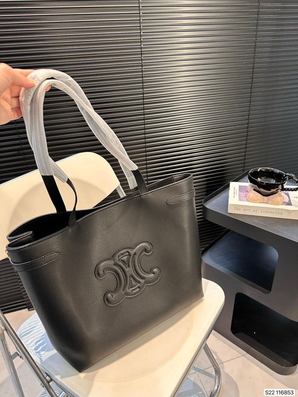 Celine Fashion Classic Tote Bag Black 33x30cm