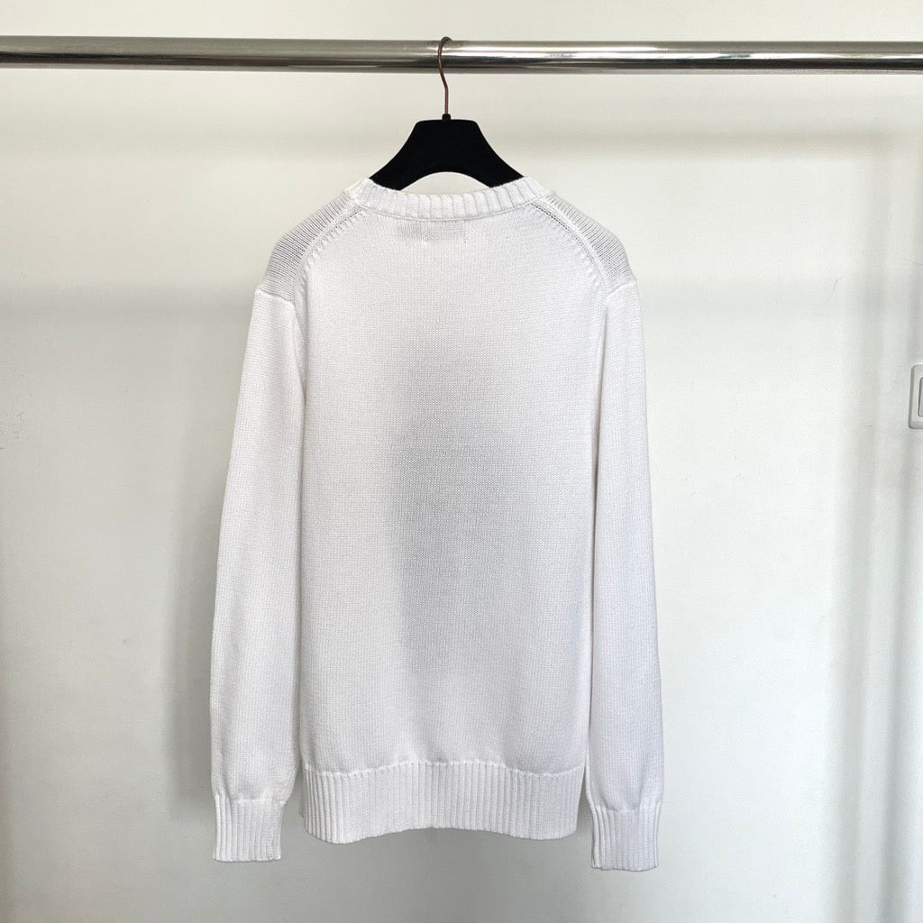 Polo Ralph Lauren Bear embroidered Pullover Knitted Cotton