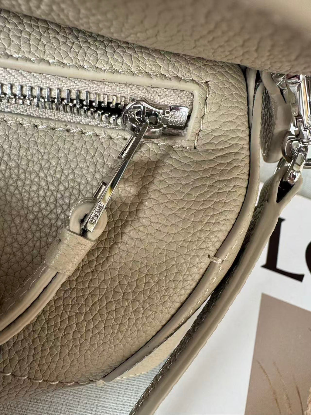 LOE MINI 18 PUZZLE BAG IN CLAY CALFSKIN