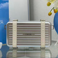 Rimowa x Dior Personal Cross-body Bag Silver Aluminum