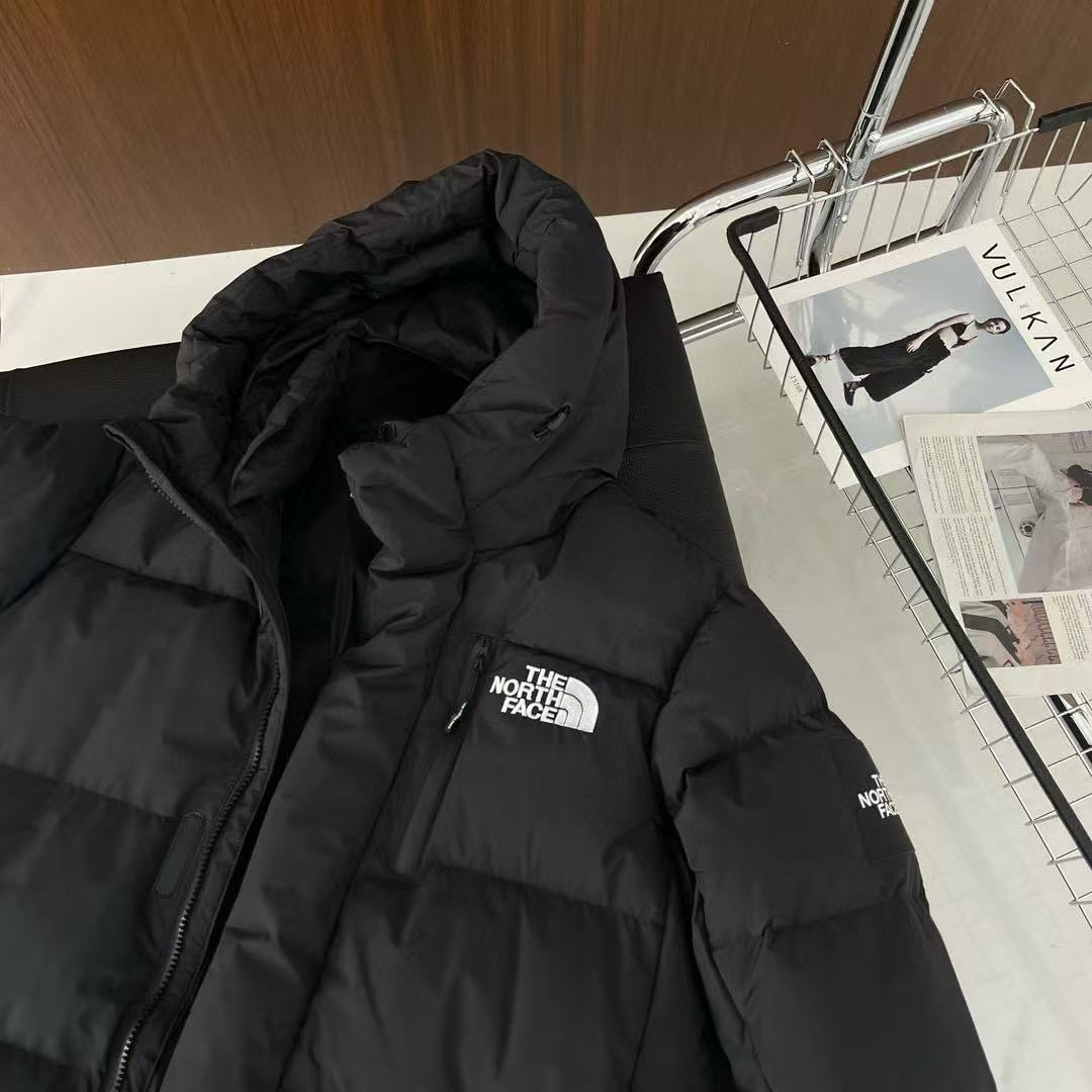 The North Face 2025 Long Jacket Black Down Polyester