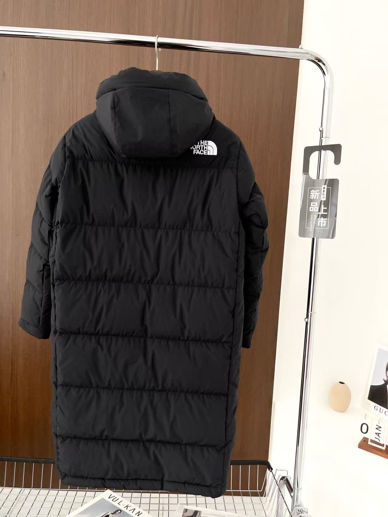 The North Face 2025 Long Jacket Black Down Polyester