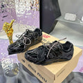 Miumi x Newbalance Sneaker Black Patent Leather