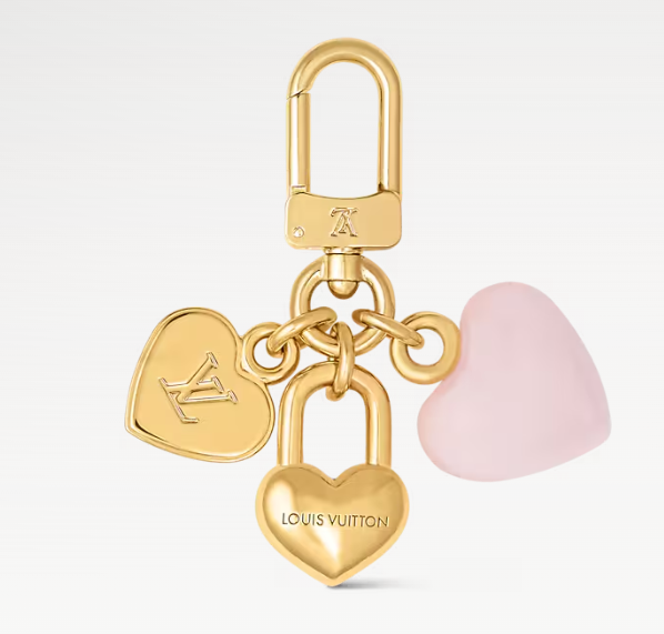 LV Heart Micro Charms Keychain