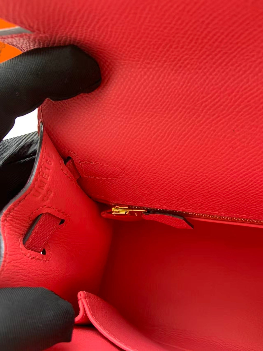 HM Kelly Sellier 25 Bag Rose Extreme Epsom Leather