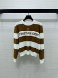 Dior 2025 Striped Pullover Long-sleeved Sweater Wool 321304