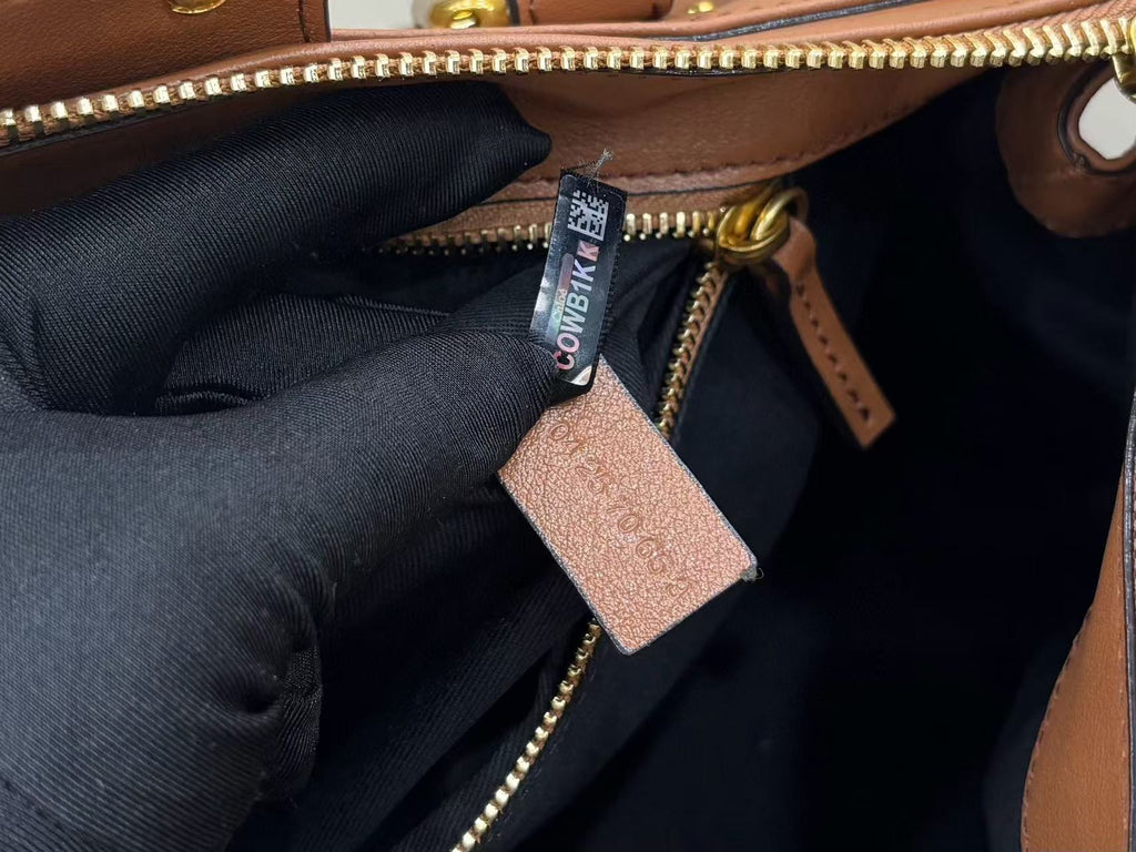 Chloe 2025 Paddington Bag Brown Grained Leather