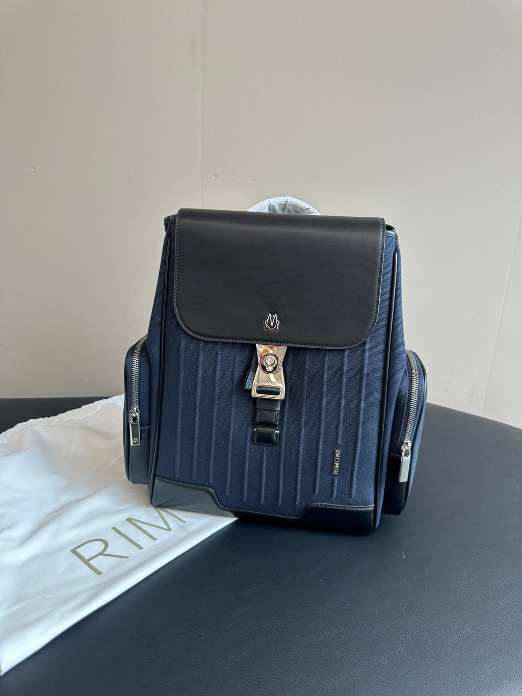 Rimowa 2025 Never Still Flap Backpack Leather Canvas 273816