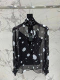 YSL 25S POLKA DOT SHIRT STYLE 212