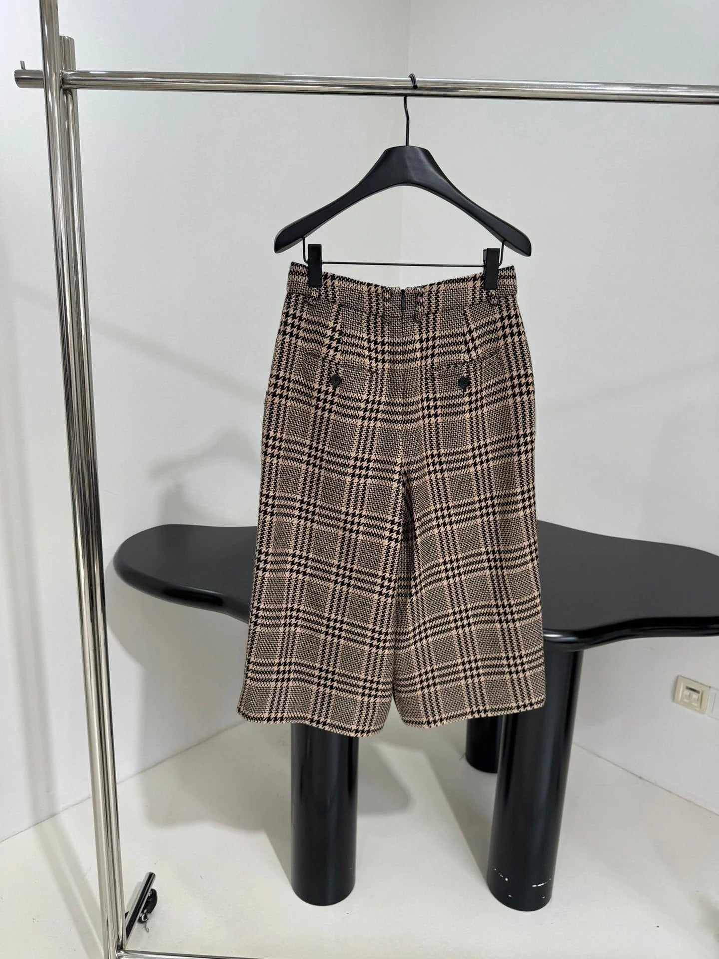 YSL 25S STRIPED STRAIGHT-LEG PANTS STYLE 228