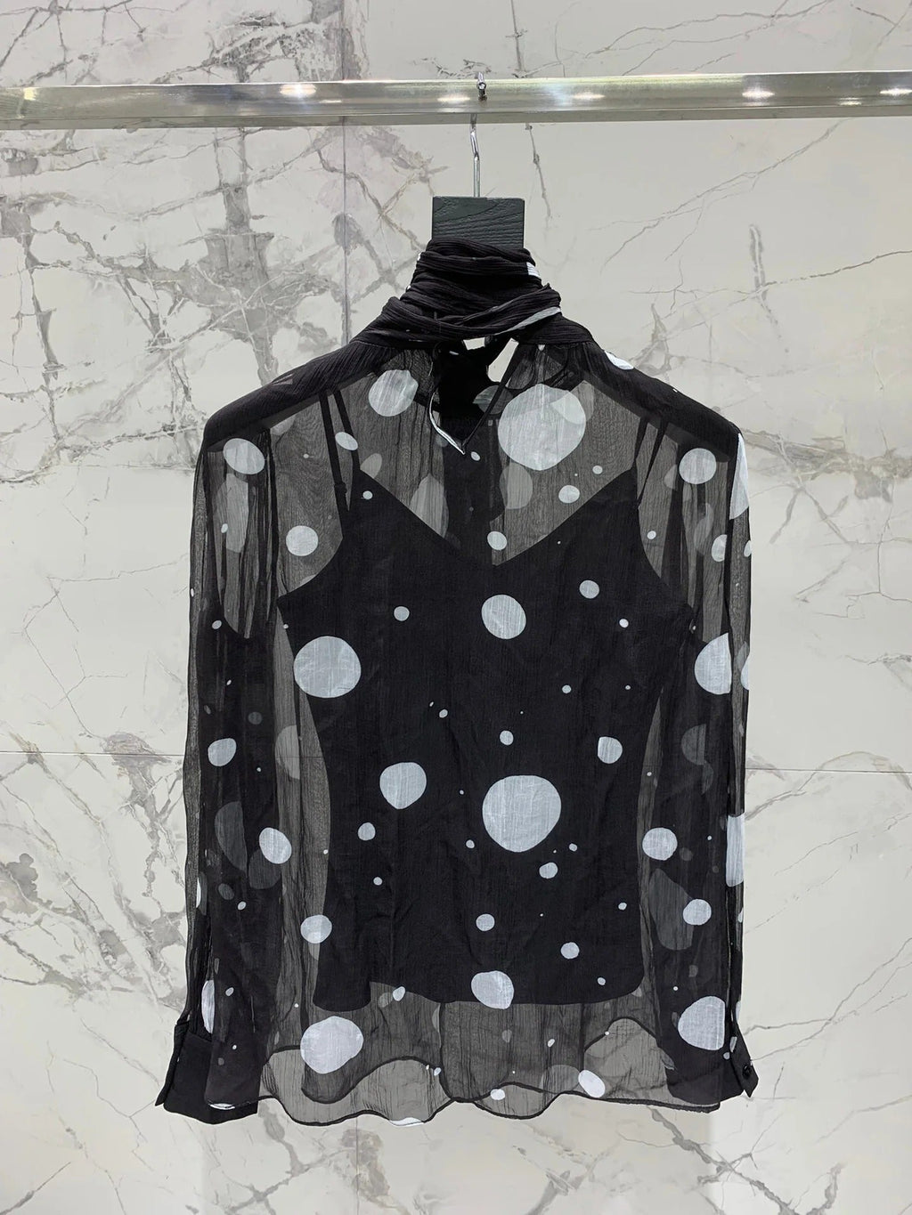 YSL 25S POLKA DOT SHIRT STYLE 212