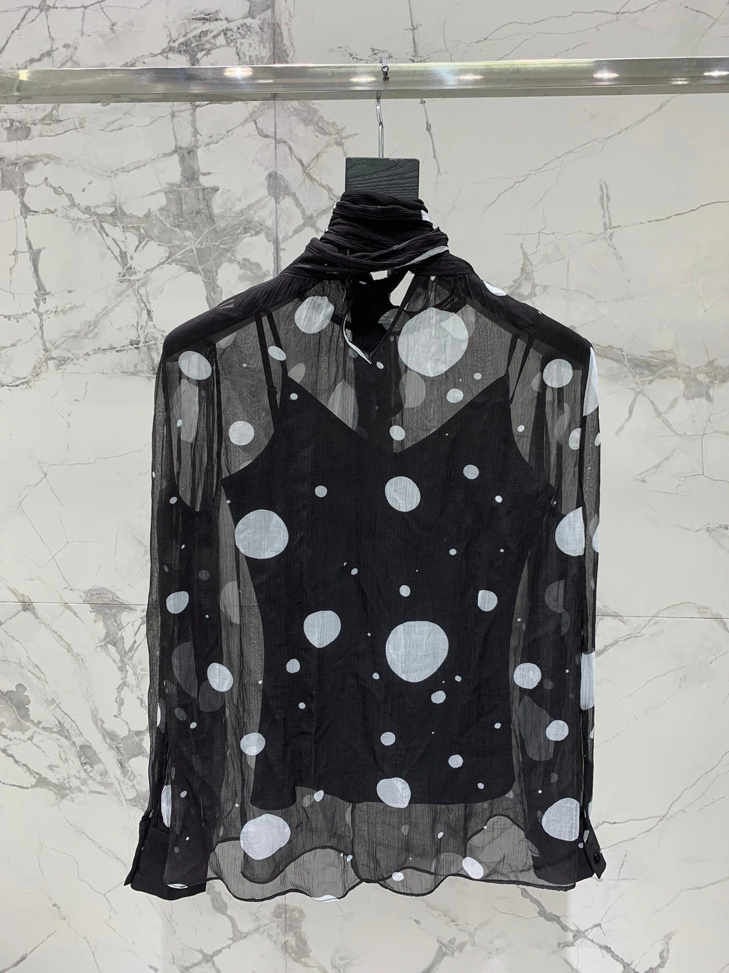 YSL 25S POLKA DOT SHIRT STYLE 212