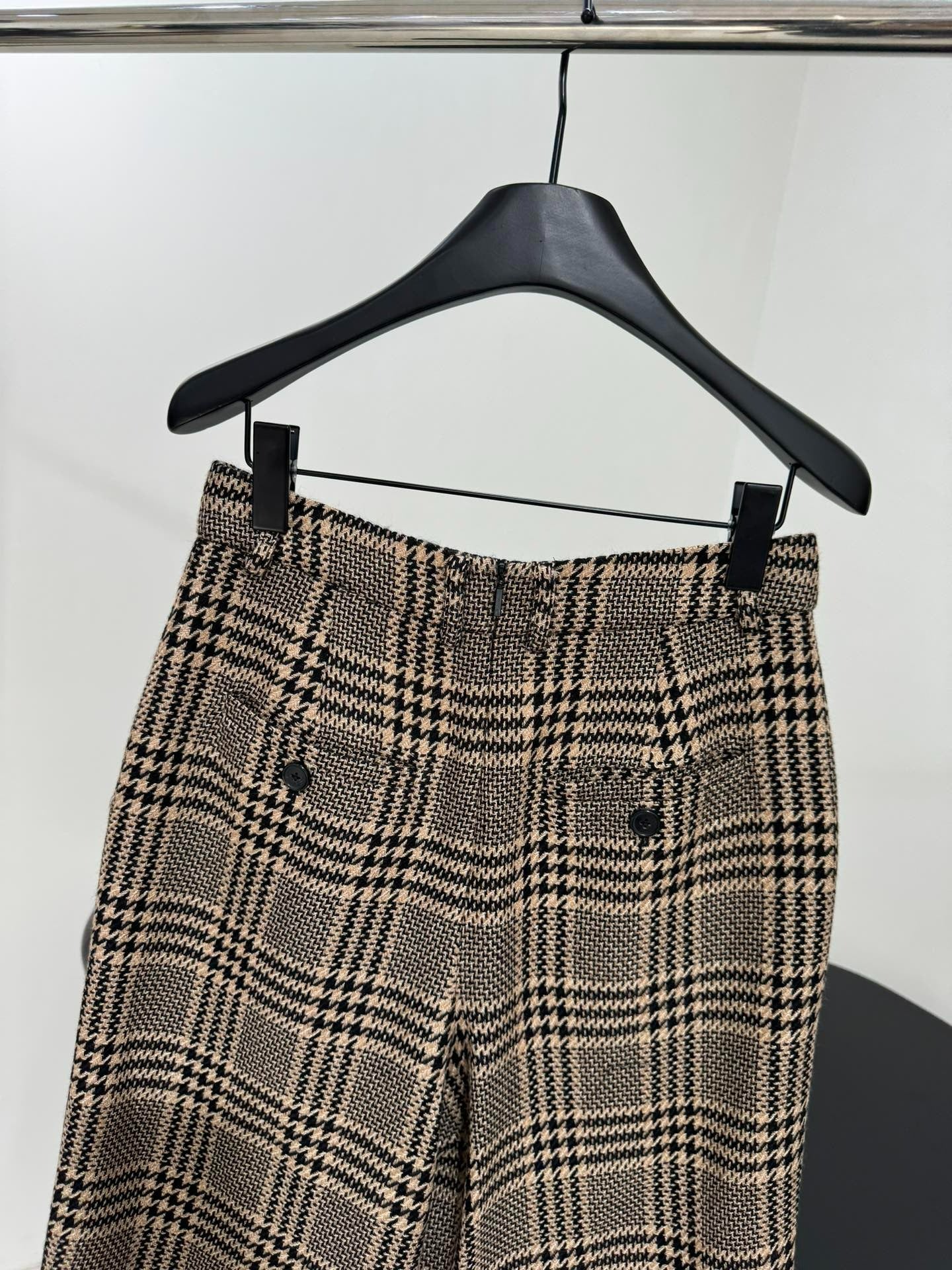 YSL 25S STRIPED STRAIGHT-LEG PANTS STYLE 228