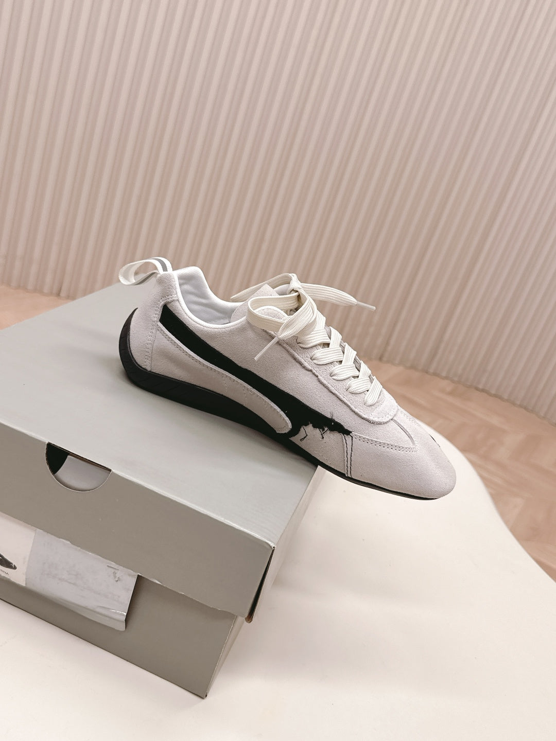 Puma x Balenciaga Speedcat Sneaker Grey Suede 565082