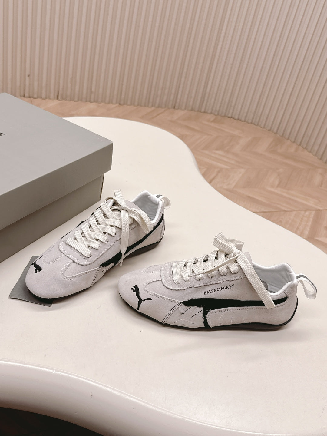 Puma x Balenciaga Speedcat Sneaker Grey Suede 565082