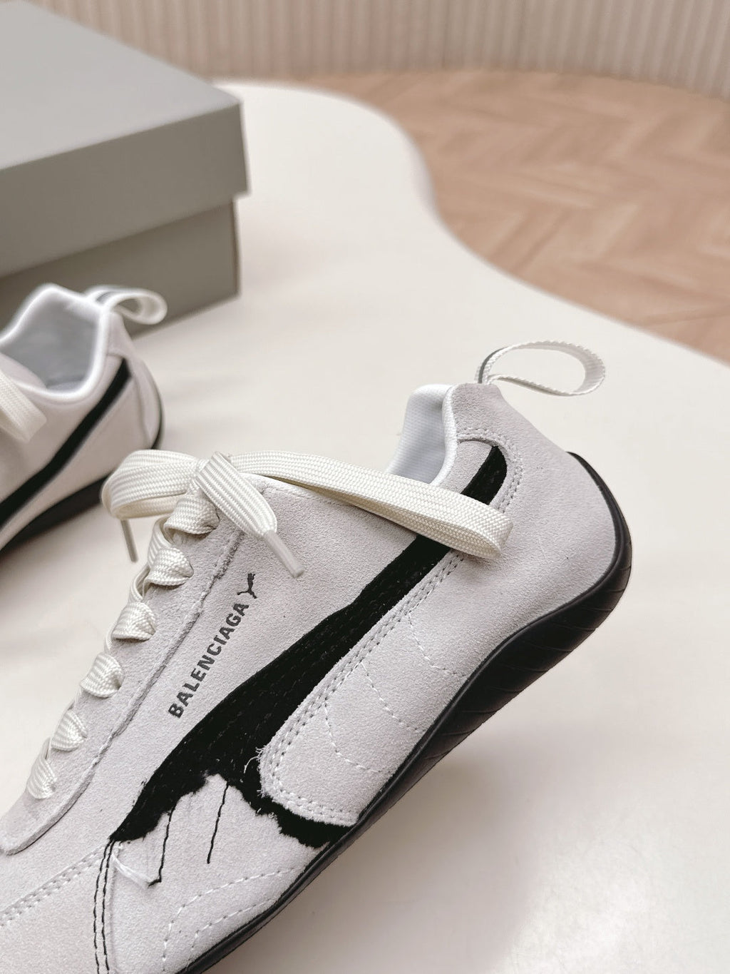 Puma x Balenciaga Speedcat Sneaker Grey Suede 565082