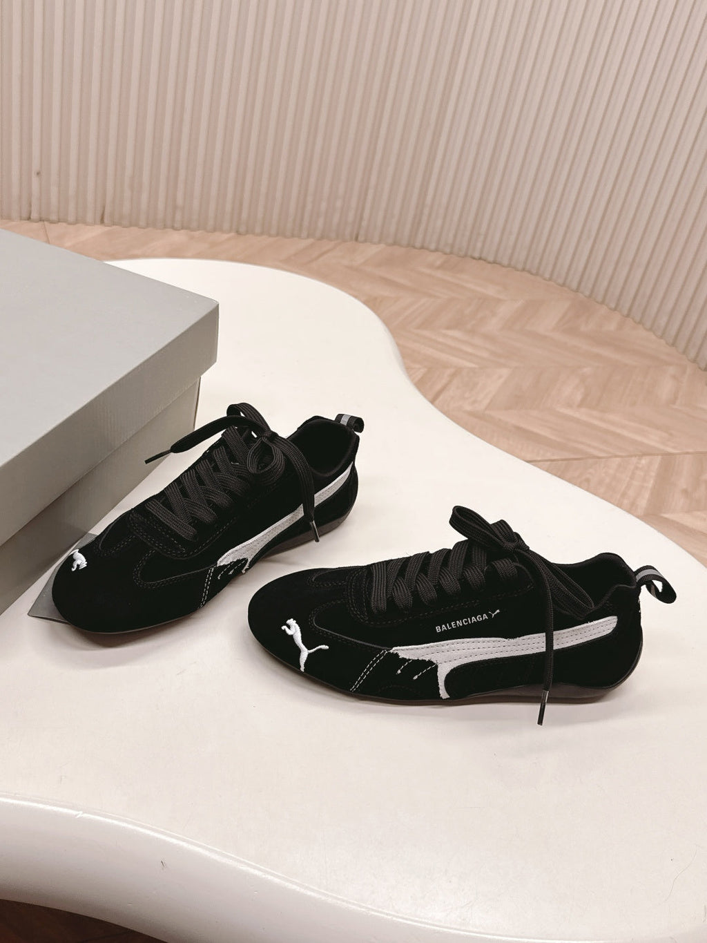 Puma x Balenciaga Speedcat Sneaker Black Suede 565083