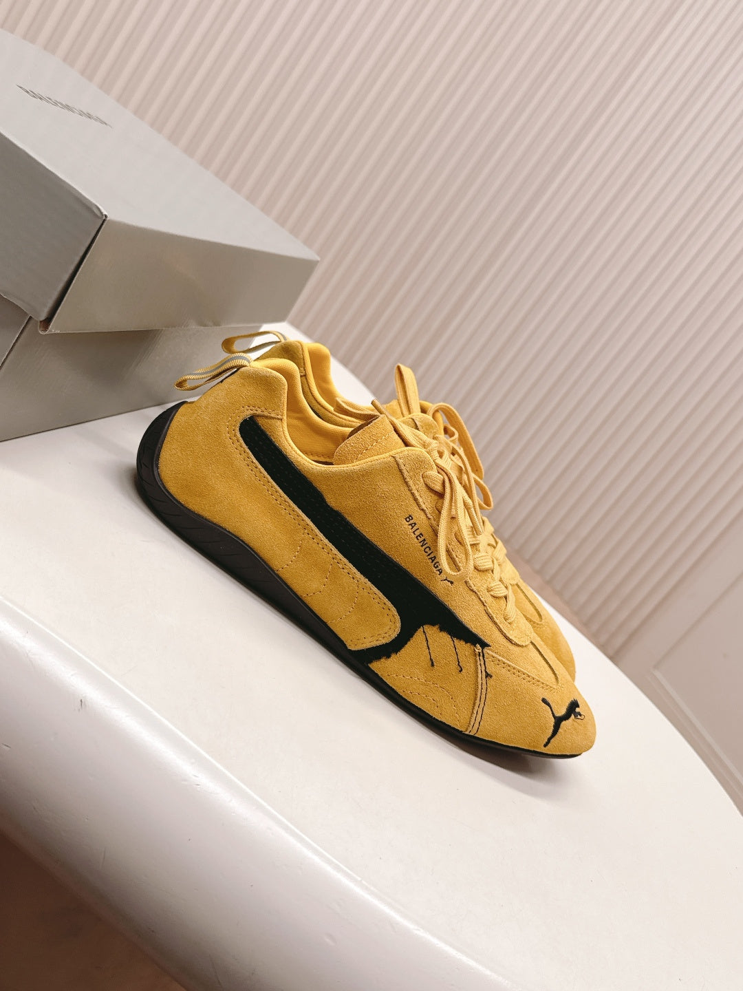 Puma x Balenciaga Speedcat Sneaker Yellow Suede 565084