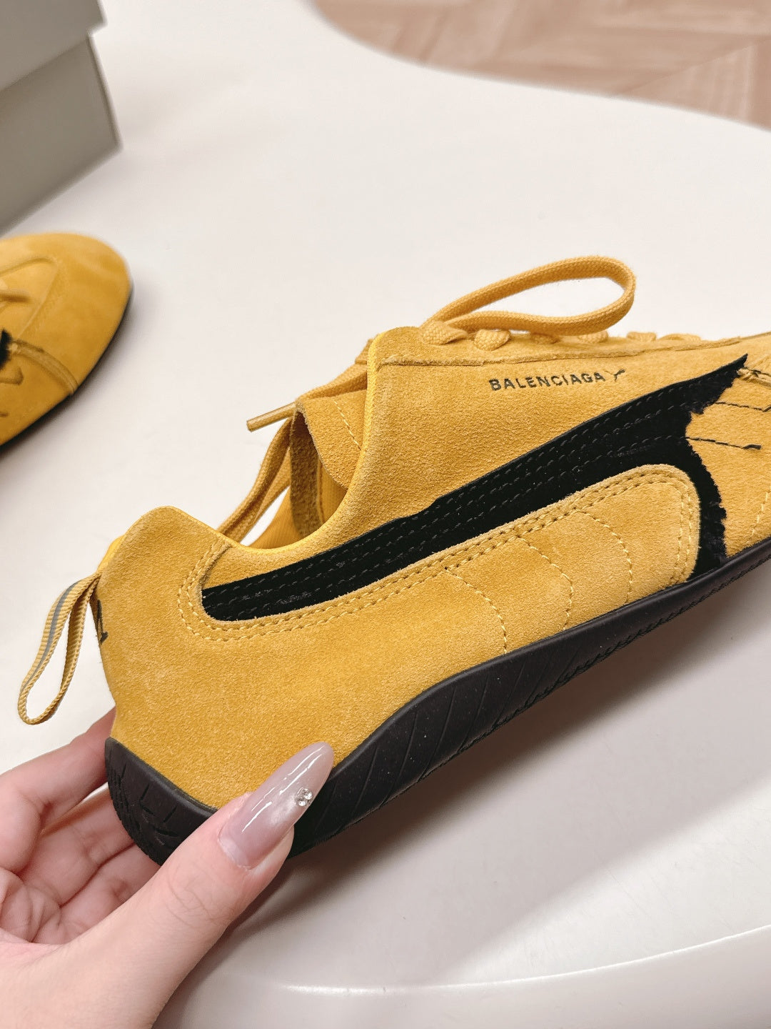 Puma x Balenciaga Speedcat Sneaker Yellow Suede 565084