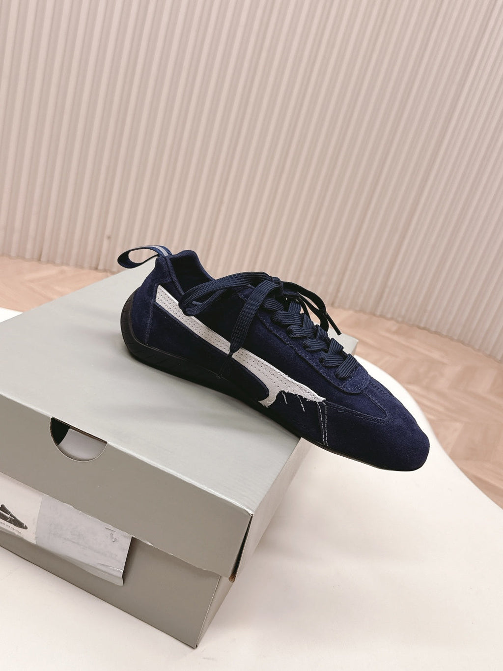 Puma x Balenciaga Speedcat Sneaker Navy Blue Suede 565085