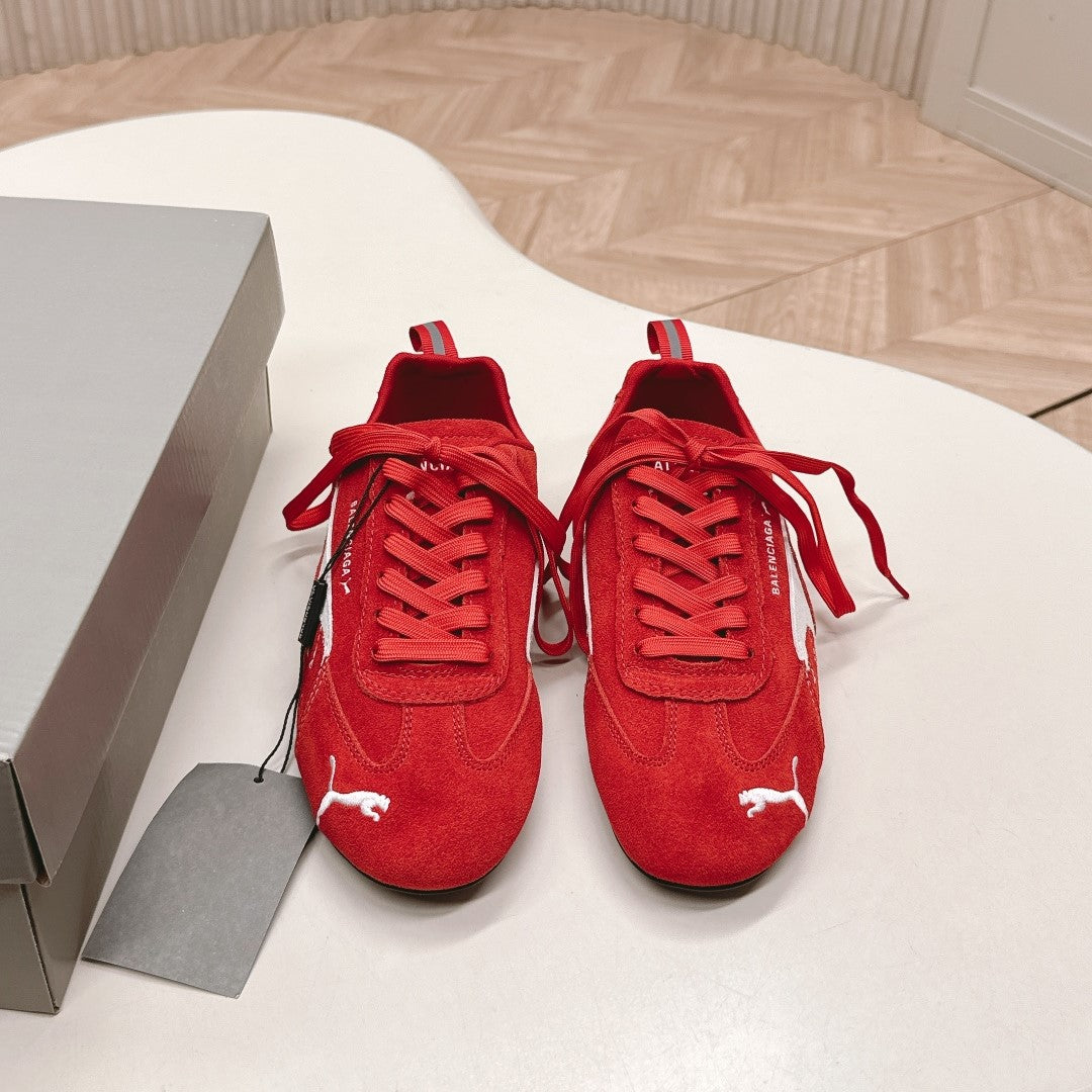 Puma x Balenciaga Speedcat Sneaker Red Suede 565086