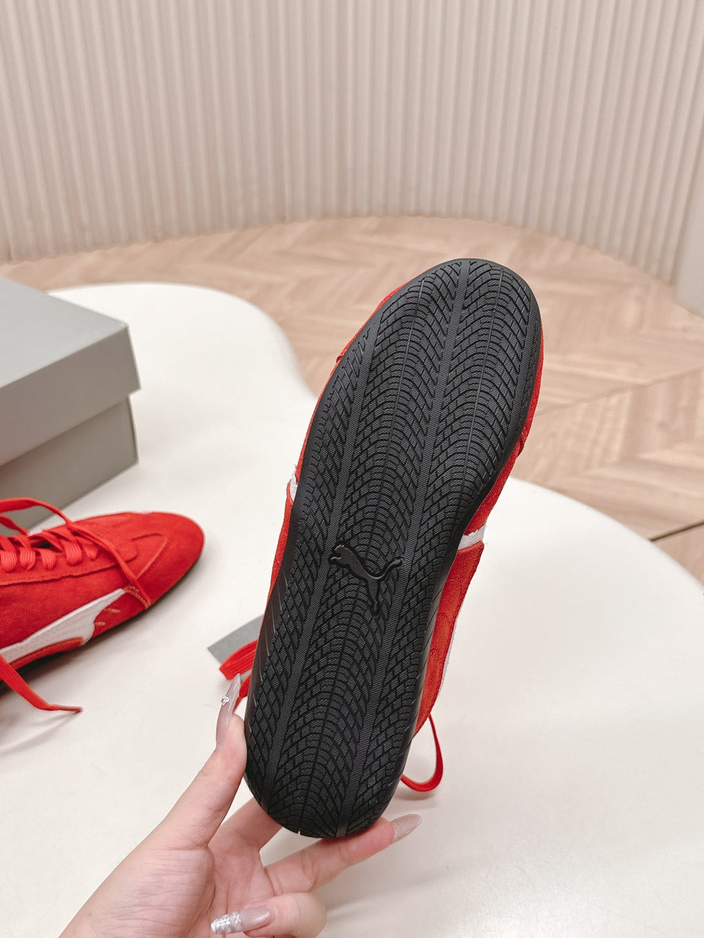 Puma x Balenciaga Speedcat Sneaker Red Suede 565086