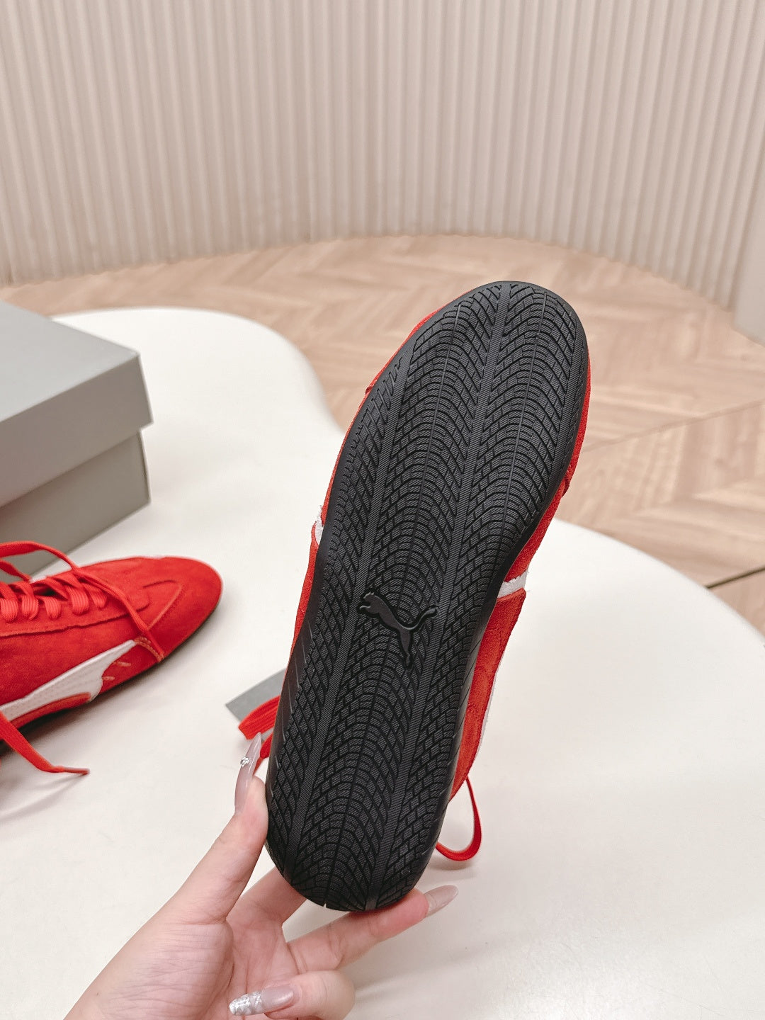 Puma x Balenciaga Speedcat Sneaker Red Suede 565086