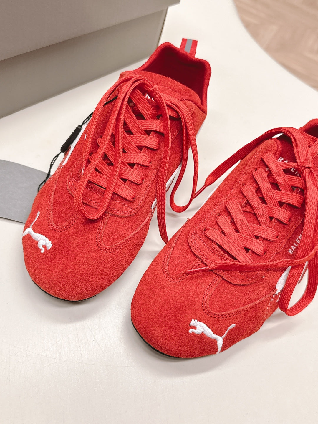 Puma x Balenciaga Speedcat Sneaker Red Suede 565086