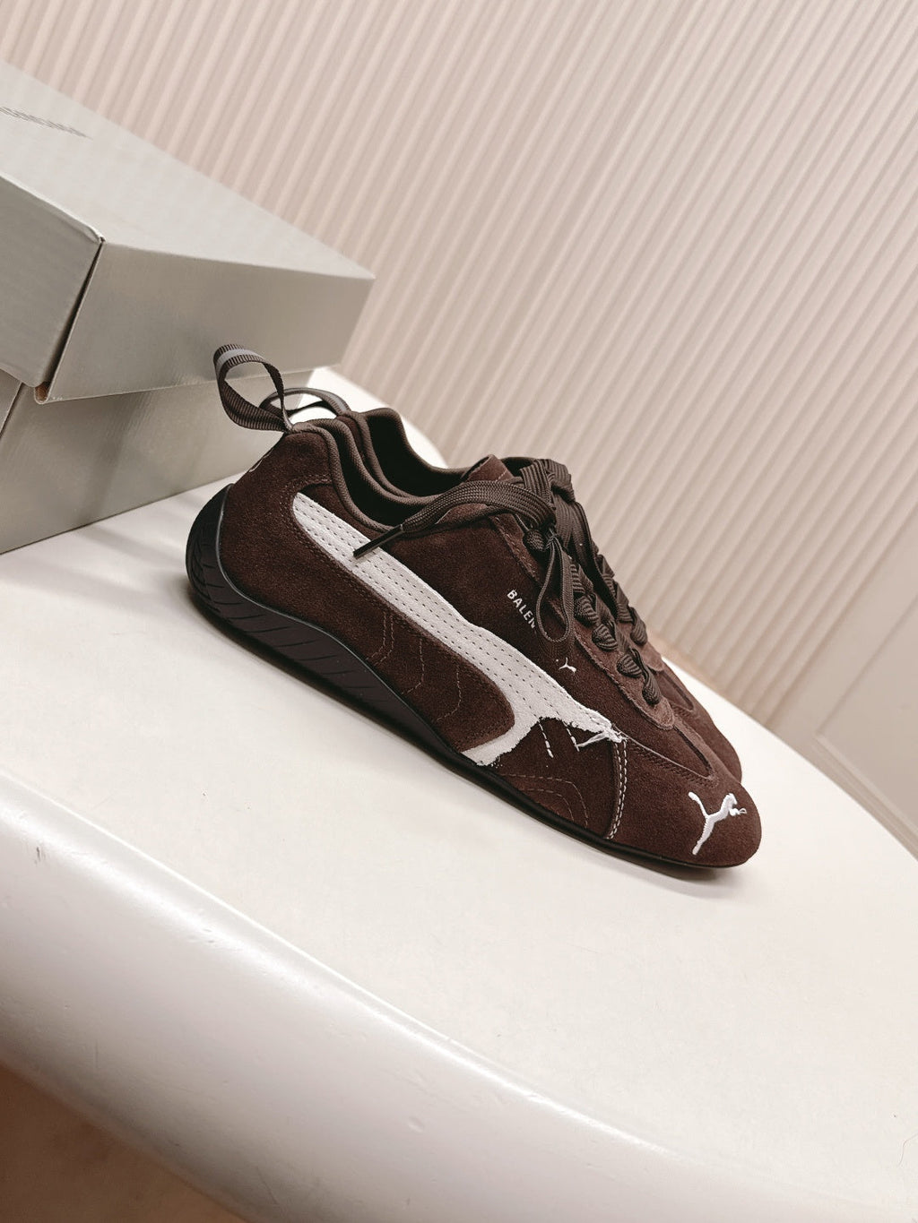 Puma x Balenciaga Speedcat Sneaker Coffee Brown Suede 565087