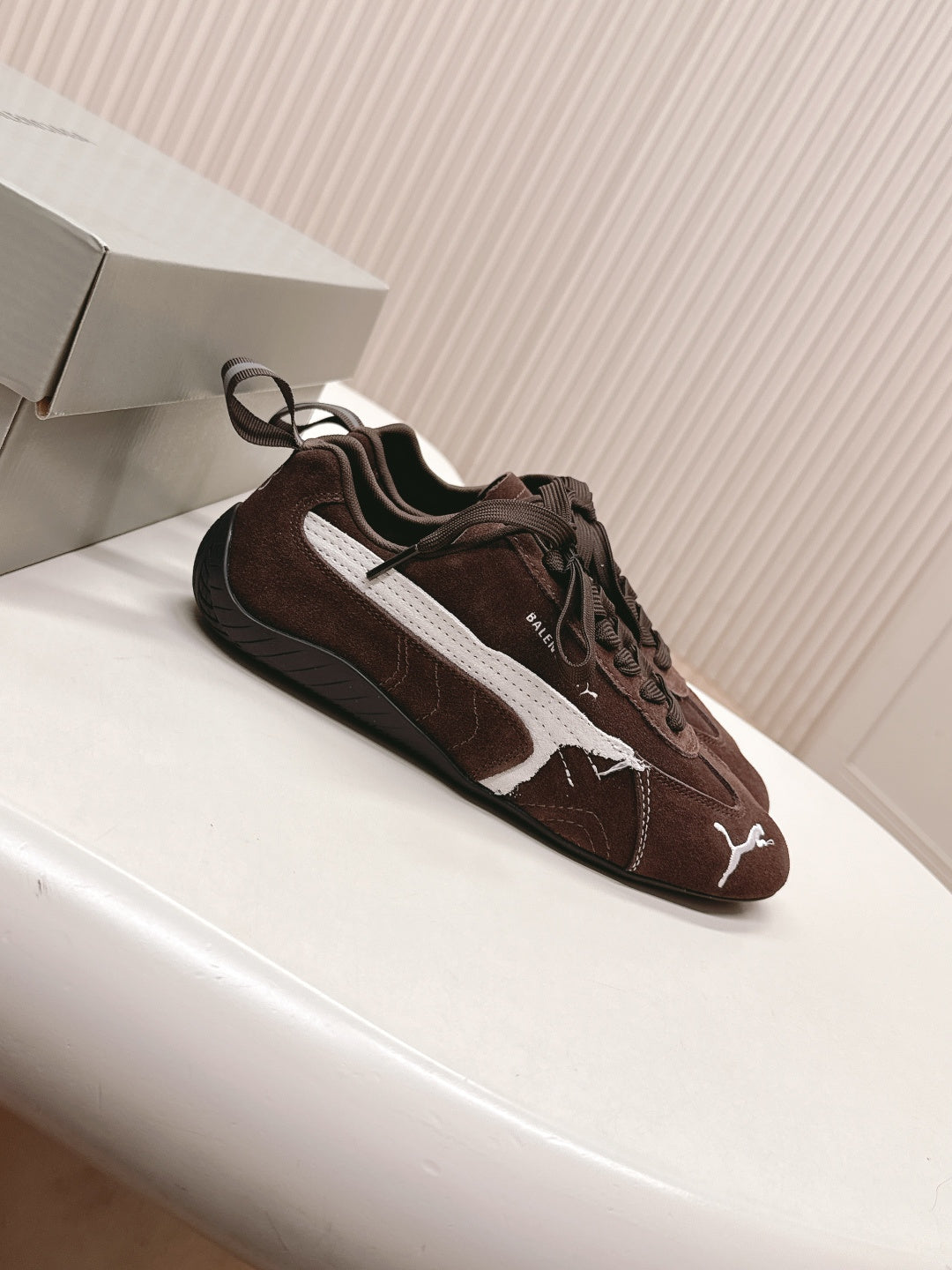 Puma x Balenciaga Speedcat Sneaker Coffee Brown Suede 565087