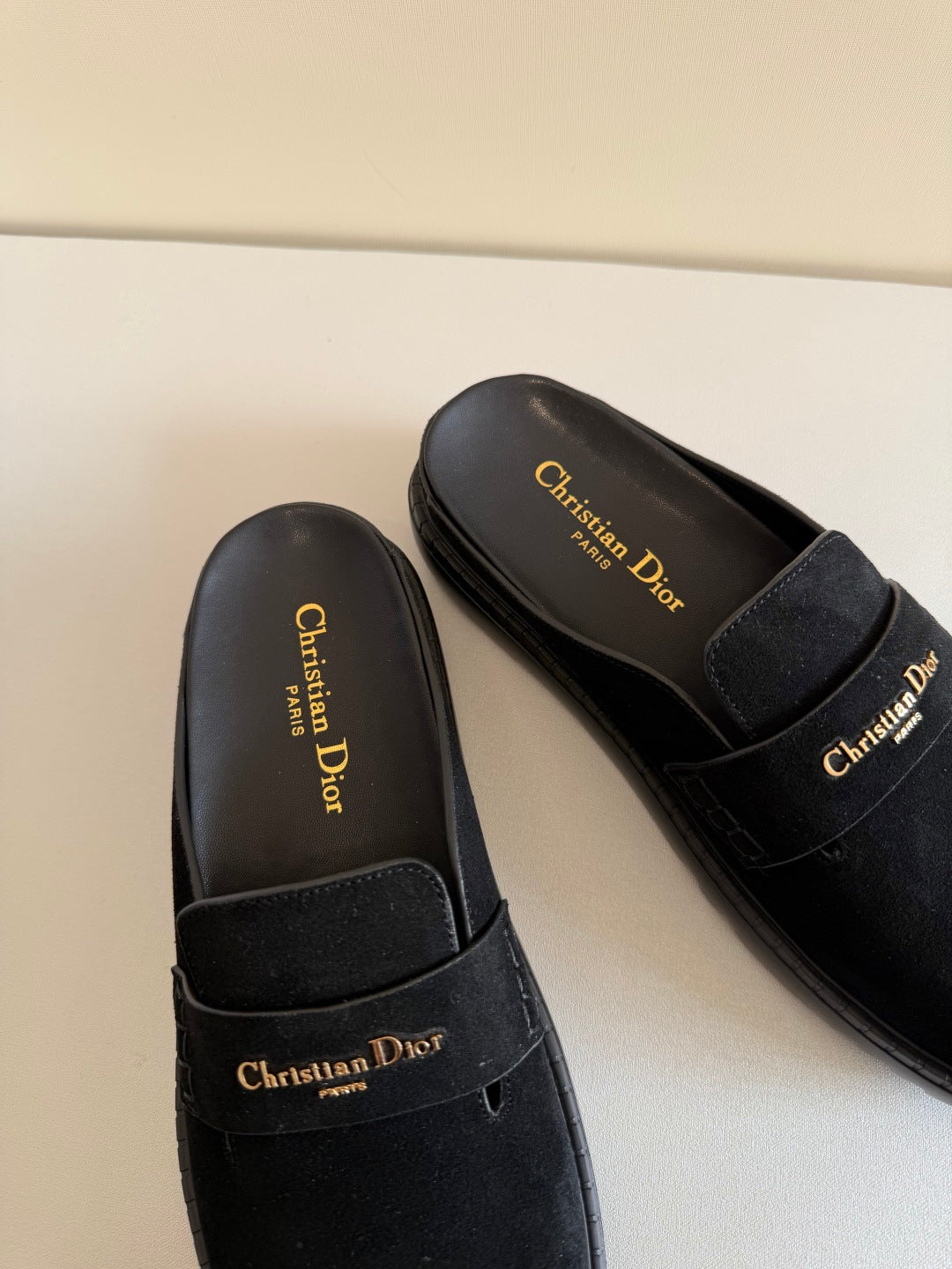 CD Boy Mules Full Black Suede