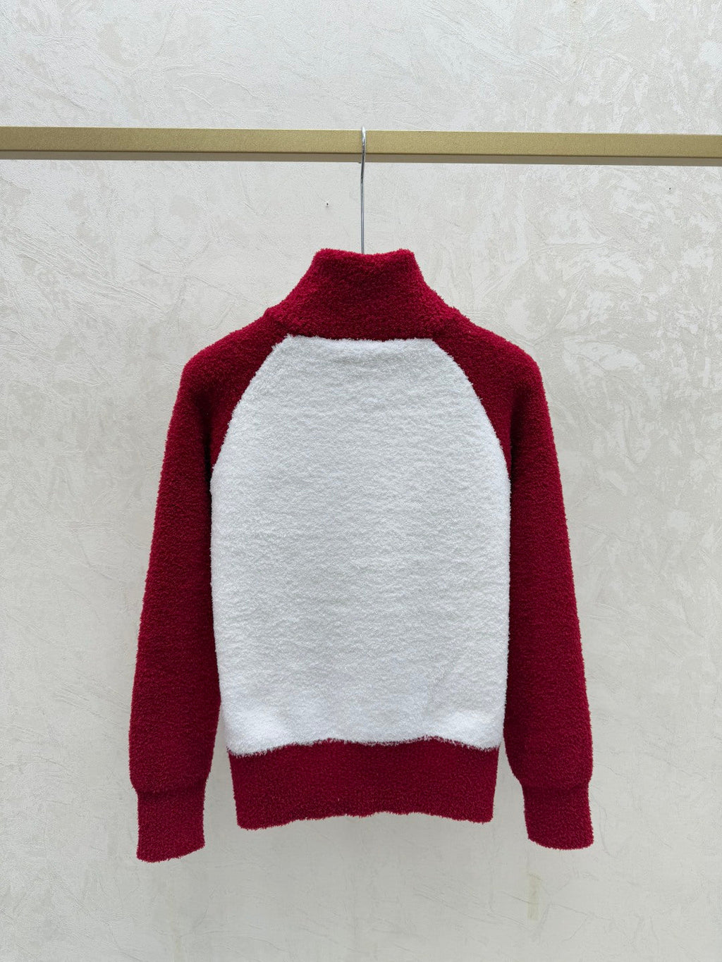 Miumiu 2025 Jacket Red and Black Wool 706677