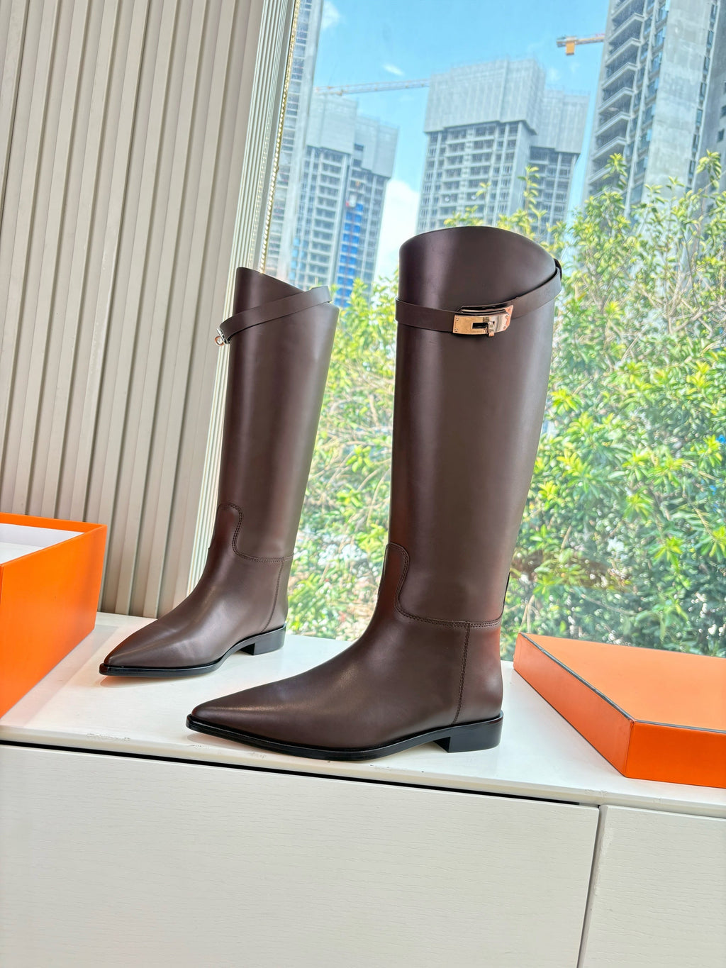 HM Lizy Boot Brown Cowhide 548751