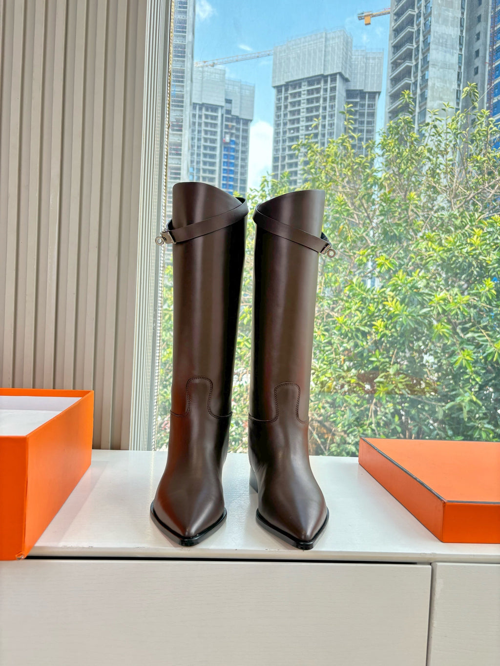 HM Lizy Boot Brown Cowhide 548751