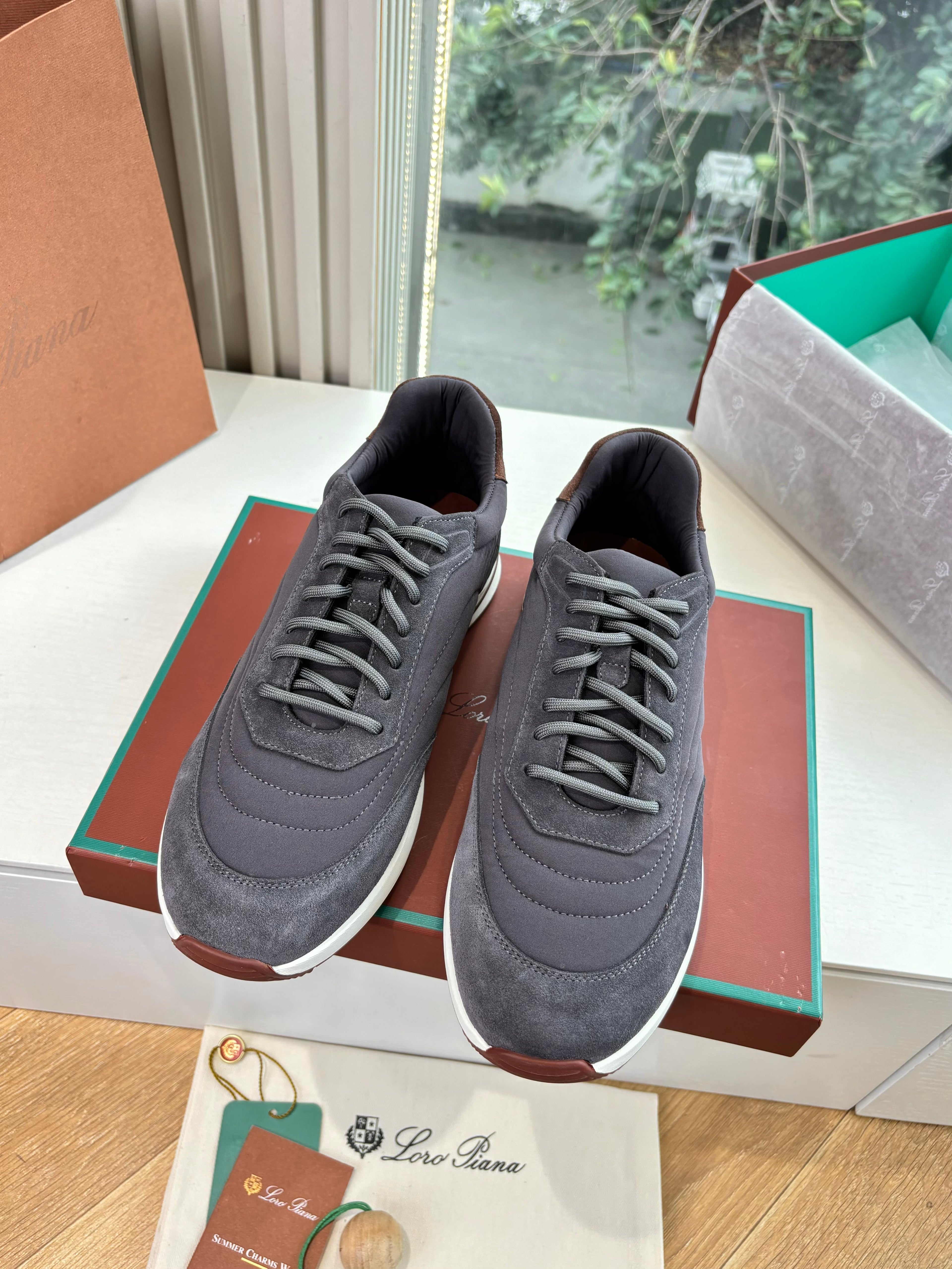 LP Weekend Walk Sneaker Purple Gray Suede 549521