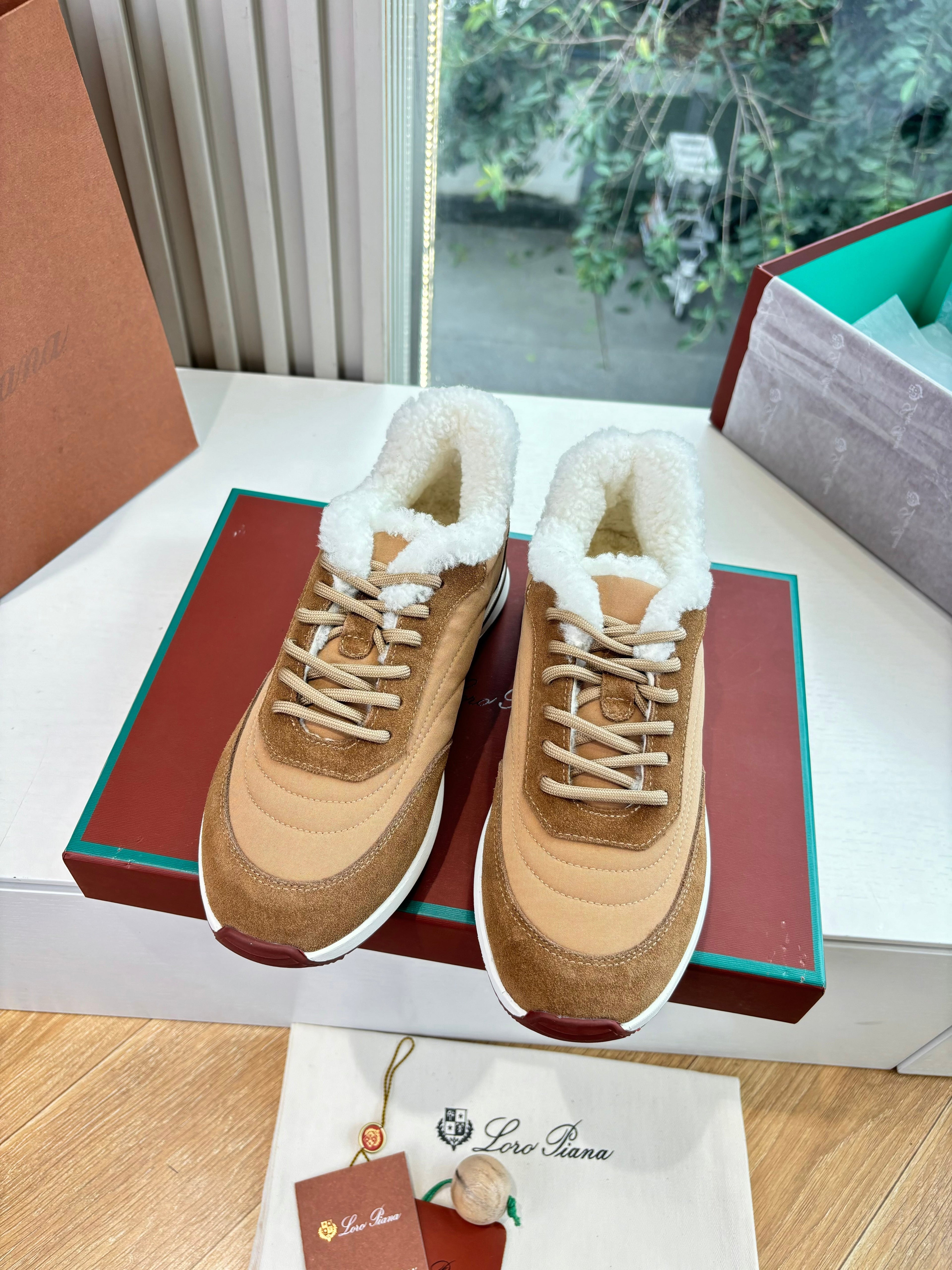 LP Weekend Walk Sneaker Brown Fur Suede 549517