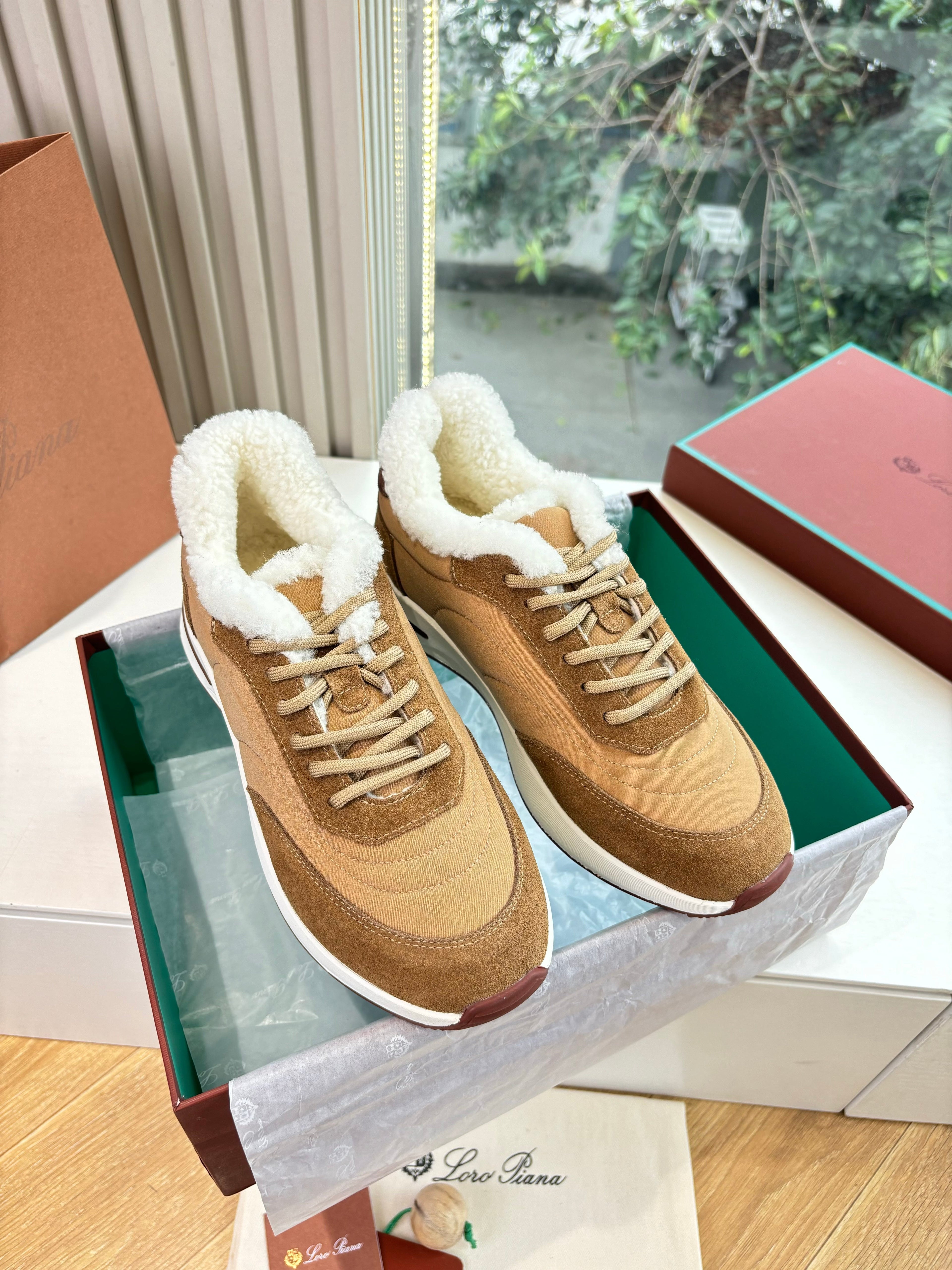 LP Weekend Walk Sneaker Brown Fur Suede 549517