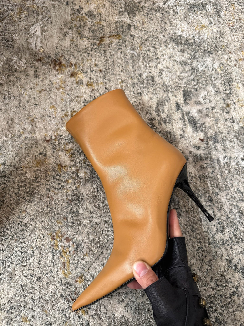 YSL 2025 Short Boot Tan Cowhide 571305