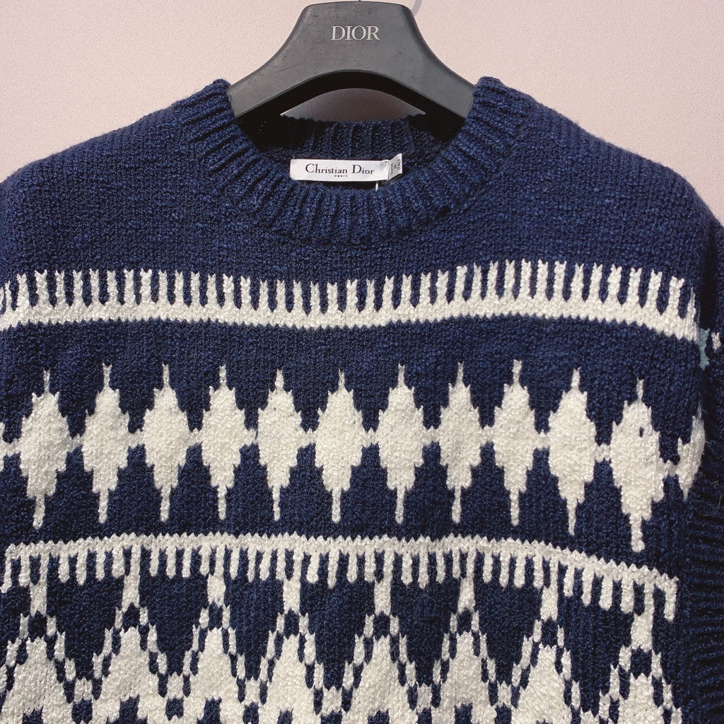 CD 25 Sleeveless Sweater Navy Blue Wool 320038