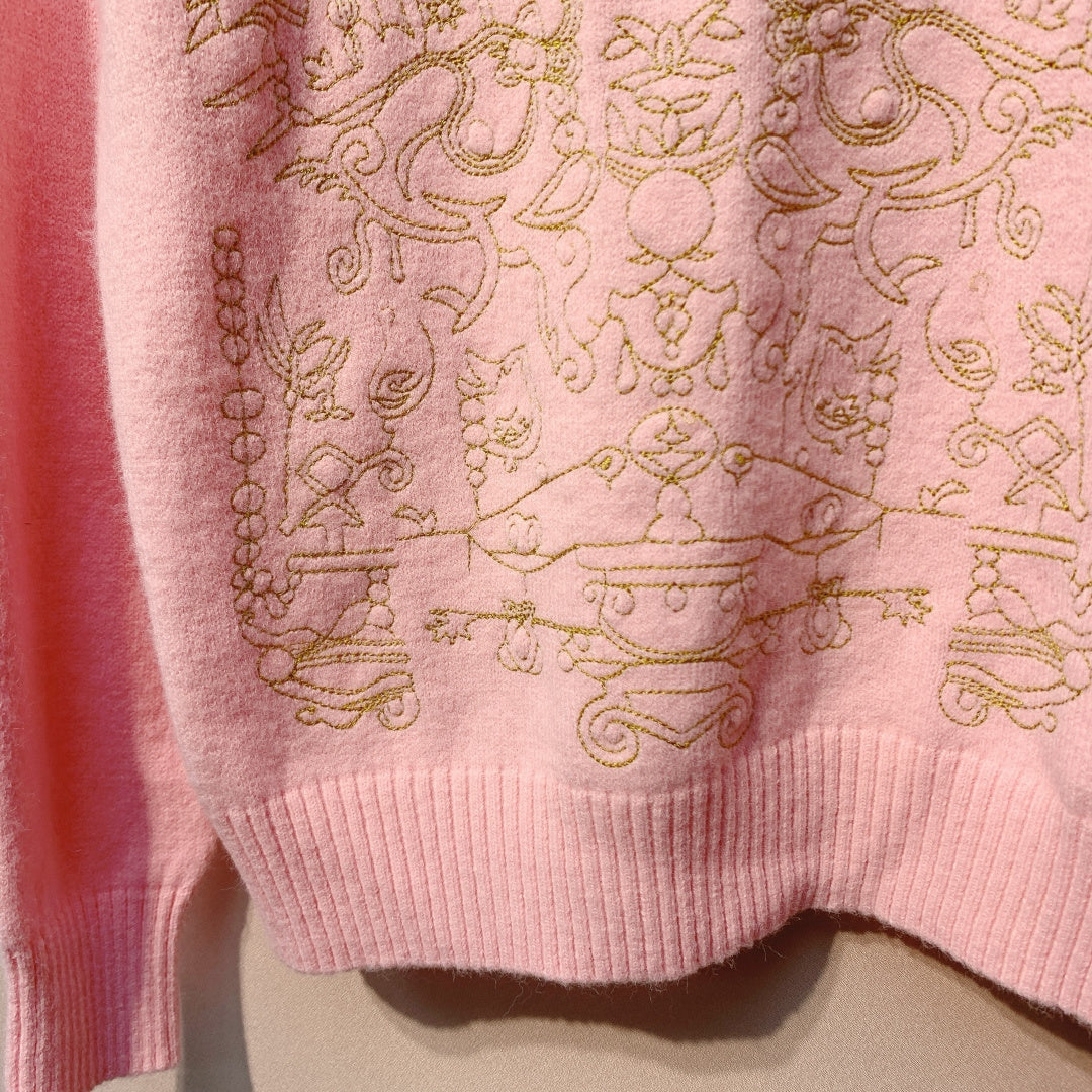 CD 25 Knit Sweater Pink Wool 320040