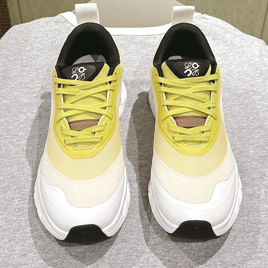Loewe 2025 x Running Cloudtilt2.0 Sneaker White Yellow Mesh Rubber 556024
